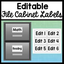Our team will work with you to reduce data entry time, improve tracking, access data from difficult. File Cabinet Labels Worksheets Teaching Resources Tpt