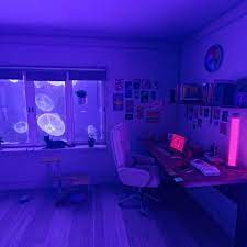 V A P O R W A V E On Instagram Do You Like This Room Swype Title Aesthetic Room Tanayc Neon Room Aesthetic Rooms Purple Rooms Back to the arcade retrowave poster canvas wall art decoration prints for living kid children room home bedroom decor painting.