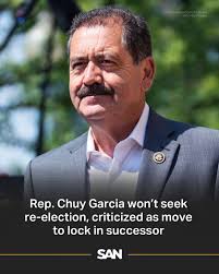 Rep. Jesús “Chuy” García, D-Ill., has decided not to run for his seat again  in the next election and has timed his announcement in a way that virtually  guarantees his chief of
