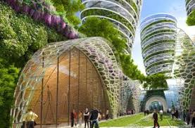 Paris 2050 Die Grossstadtgarten Der Zukunft Stadt Der Zukunft Futuristische Stadt Grune Architektur