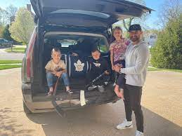 Janelle and nick foligno are now thankful for the pictures they have of their daughter during the hardest moments of their life. Nick Foligno On Twitter Hard To Say Goodbye To My 3 Biggest Cheerleaders They Know Dad S Got A Job To Do For The Mapleleafs Can T Wait To Get To Work With My