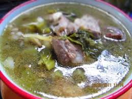 Supaya lebih nikmat kuah baikut babi sayur asin bisa disantap dengan kecap asin dan cabai rawit iris. Kuah Sawi Asin Bakut Memasak Resep Masakan Makan Malam
