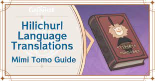 Hilichurl language translator
