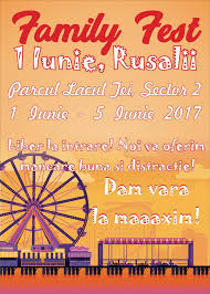 Evenimente pentru copii de 1 iunie may 30 2017 stiu ca mulți au ales să plece din bucurești pentru mica vacanță de 1 iunie și rusalii dar pentru cei care au decis sa rămână se anunță un weekend plin de evenimente pentru copii. Family Fest 1 Iunie Rusalii Parcul Lacul Tei Bucuresti