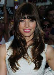 Long Hair Bangs I Love Her Hair But I Would Never Get Bangs Long Hair Styles Long Hair With Bangs Hairstyles With Bangs