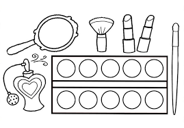 Makeup coloring pages are a fun way for kids of all ages to develop creativity, focus, motor skills and color recognition. Pin On à¹€à¸„à¸£ à¸­à¸‡à¸ªà¸³à¸­à¸²à¸‡