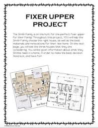 Fixer Upper Real World Math Project Math Projects Project Based Learning Math Real Life Math