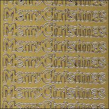 Simply peel from the backing sheet and stick to your craft project. Christmas Peel Offs Card Making Scrapbooking