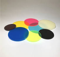 Fluorescent Acrylic Disks, Colored Plexiglass Discs, Plastic ...