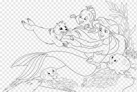 Supercoloring.com is a super fun for all ages: Ariel Mermaid Coloring Pages Coloring Book King Triton Mermaid Child Mammal Hand Png Pngwing