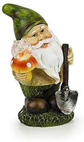 Gnome Solar Garden Light Amazon Com Solar Lights Garden Led Garden Lights Gnome Statues