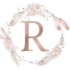 Letter R Rose Gold Pink Initial Monogram King Size Pillow Sham By Nature Magick Standard Set Of 2 Letter Art Design Monogram Pillow Shams Lettering