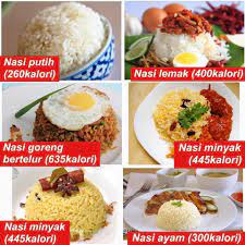 Mengejutkan, ternyata jumlah kalori nasi putih masih lebih rendah selain itu, nasi putih juga memiliki kandungan sodium sekitar 577 miligram, serta 55 miligram kalium. Jumlah Kalori Dalam Makan Harian Info Sungai Petani Facebook