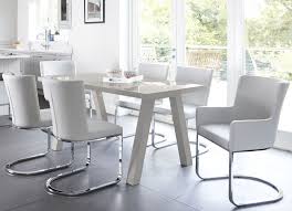 Zen 6 Seater Grey Gloss Dining Table Grey Dining Tables White Dining Chairs Oak Dining Table