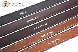 Custom Handmade Gun Belt And Specialty Belt Colors