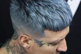Image Result For Hispanic Guy With Dyed Silver Hair Grey Hair Color Men Men Hair Color Mens Hair Colour