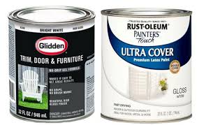 My Two Favorite Glossy White Paints White Painted Furniture Glossy Paint Spray Painting Wood Furniture