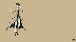A collection of the top 47 bungou stray dogs wallpapers and backgrounds available for download for free. Osamu Dazai Minimalist Wallpaper V1 By Slezzy7 Bungou Stray Dogs Bungou Stray Dogs Wallpaper Stray Dogs Anime