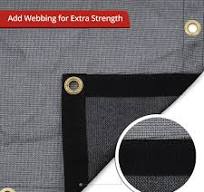 Knitted Mesh Tarp - 95% Shade