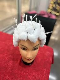 More pics to come but here's a few of the senior “anything but hair”  challenge mannequins!