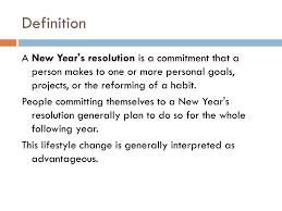 New Years Resolution Urban Dictionary Ppt New Year S Resolutions Powerpoint Presentation Free Download Id 3119303