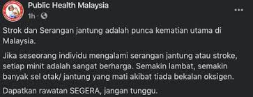 Tubuh anda akan memberi tanda peringatan bakal terkena serangan jantung enam bulan sebelum terjadi. Awas Strok Serangan Jantung Punca Utama Kematian Di Malaysia Isu Semasa Semasa Forum Cari Infonet
