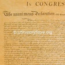 Check spelling or type a new query. Declaration Of Independence Replica 14 X 16 Parchment Poster Store Ushistory Org