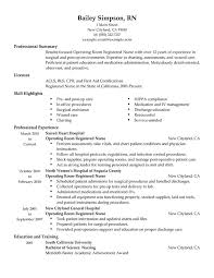 Operating Room Registered Nurse Resume Examples Created By Pros Myperfectresume