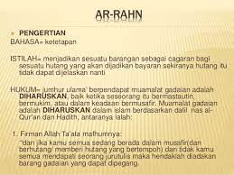 Ona biasanya disiarkan pada website mereka atau website video seperti youtube. 4 1 Ar Rahn Konsep 1