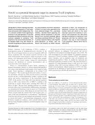 Gjerdrum (vg) flere personer er skadet etter jordraset som gikk tidlig onsdag morgen. Pdf Notch 1 As A Potential Therapeutic Target In Cutaneous T Cell Lymphoma