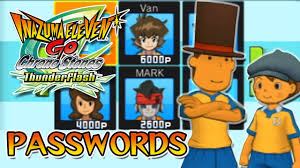 New Passwords Discovered Inazuma Eleven Go Chrono Stones Thunderflash Wildfire Youtube However, this is not the raimon that tenma remembers, and the members of the raimon team no longer play soccer. new passwords discovered inazuma eleven go chrono stones thunderflash wildfire