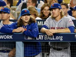 New york mets pitcher jacob degrom was easily recognized during the team's world series run by his long, brown hair, which he has decided to keep. Hosmer Mets Pitchers Have To Have Long Hair And Throw 100 Thescore Com