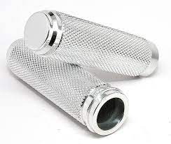 Harley Grips Throttle By Wire Tbw Chrome Diamond Knurled Custom Harleys Chrome Harley