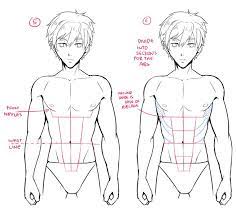 How to draw abs anime video clip. How To Draw Male Characters Guy Drawing Draw Abs Body Drawing Tutorial