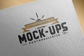 Free Download Paper Logo Mockup Paper Logo Mockup Free Logo Mockup Logo Design Mockup Logo Mockup