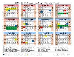 Hillsborough County Christmas Break 2022 Calendar - Hillsborough Academy Of Math And Science K-8
