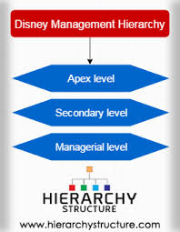 disney management hierarchy organizational structure of