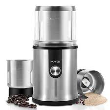 Moulin A Cafe Electrique Kyg Broyeur A Cafe Avec 2 Bols Amovibles Pour Grains De Lin Noix Poivre Epices Et Semences De Cafe Achat Vente Moulin A Cafe Cdiscount
