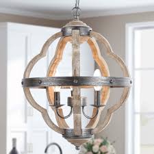 Shop Farmhouse Chandlier With 3 Lights Hanging Light For Dining Room Overstock 29187513