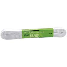 The knit elastic can be used to make stylish waist belts. Knit Elastic 1 2 X3yd White Walmart Canada