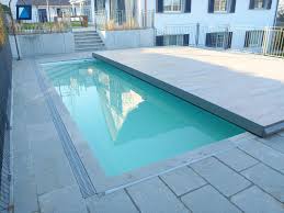 Sliding Swimming Pool Cover And Terrace Moveable Pooldeck Begehbare Schwimmbadabdeckung Schwimmbad Terrasse Autom Small Backyard Pools Pool Cover Pool Decks