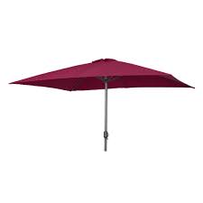 Parasol Aluminium Acier Polyester Rouge Parasols Pieds De Parasols Et Voiles D Ombrage La Foir Fouille
