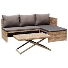 Gardiola Lounge Set Roa Beige Rattanoptik Lounge Mobel Lounge Gartenmobel