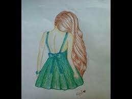 We have special collections of printables for boys and for girls, for any occasions. How To Draw A Girl With Curly Hair Wearing A Cute Dress For Beginners Colored Pencil Drawing Youtube Curly Girl Hairstyles Drawings Hair Wear