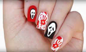 23 Awesome Nail Designs For 7 Year Olds Screamnails 23 Awesome Nail Designs For 7 Ye Halloween Nail Polish Designs Halloween Nails Easy Nail Designs Unique