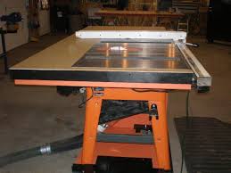 Shop Built Table Saw Upgrade Ts3650 Rigid Table Saw Ridgid Table Saw Table Saw