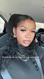 Girl with 2 Goofy Ponytails