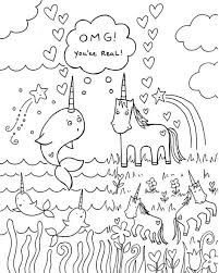 All Sizes Free Download Narwhal Unicorn Coloring Book Page Flickr Photo Sha Birthday Coloring Pages Happy Birthday Coloring Pages Unicorn Coloring Pages