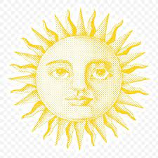 Download Premium Png Of Halftone Sun With A Face Sticker With A White Sticker Design Face Stickers Free Illustrations