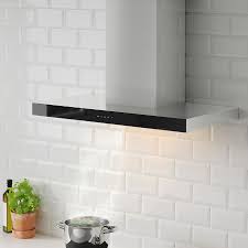 kulinarisk wall mounted extractor hood stainless steel glass ikea in 2020 extractor hood ikea wall mount